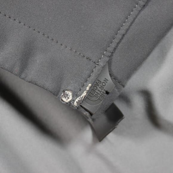 The North Face Apex Softshell Jacket Mens XL Gray/Black Wind Resistant Fleece - Picture 7 of 10
